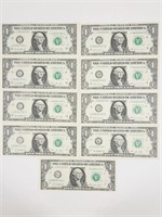 $1 Federal Reserve Notes / Bills: Consecutive