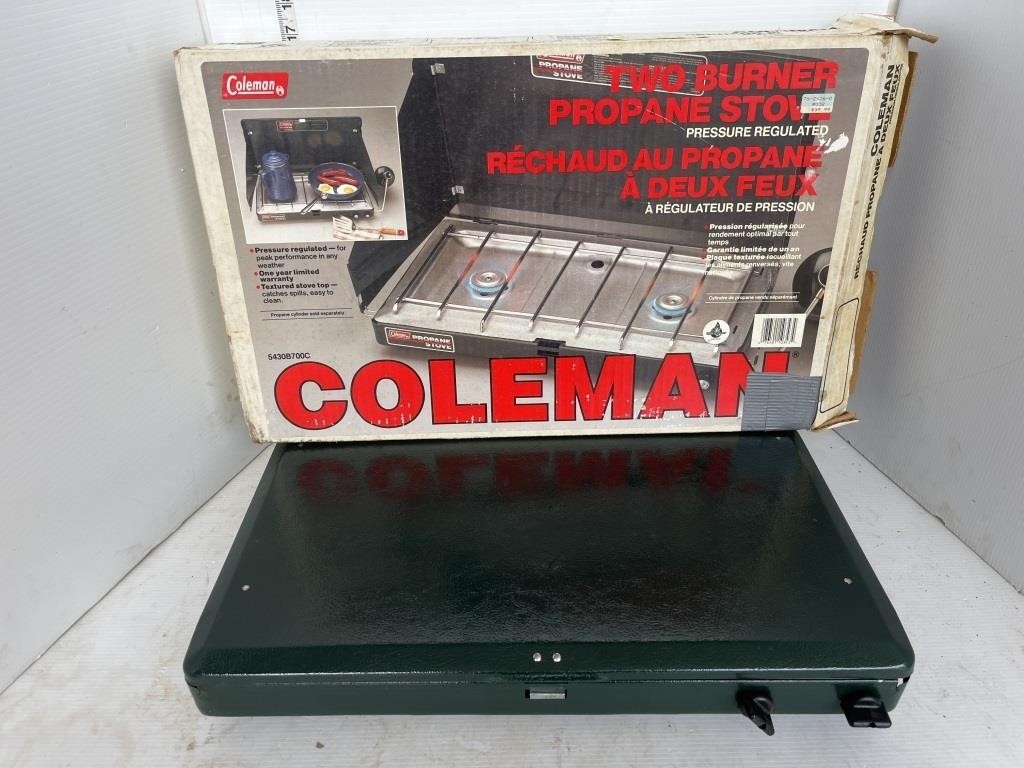 Coleman 2 burner propane stove