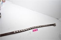 Ladies Leather Belt 34" Long. Made in Italy
