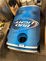 BUD LIGHT CORNHOLE GAME BOARDS, NO BAGS