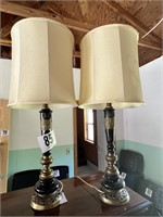 Pair of Marble Lamps