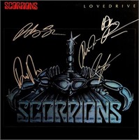 Scorpions signed "Lovedrive" album
