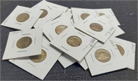 (20) Silver Jefferson Nickels