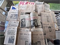 WWII AND MORE VINTAGE NEWSPAPERS