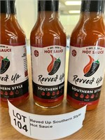 Revved Up Southern Style Hot Sauce 3 Bottles