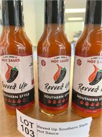 Revved Up Southern Style Hot Sauce 3 Bottles