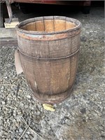 WOODEN NAIL KEG