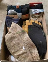 Box of socks includes new thermal socks, liner