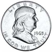 1963-D Franklin Half Dollar UNCIRCULATED