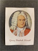 GEORGE FRIEDRICH HANDEL (Composer): Rare BUCK Card