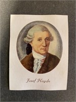 JOSEF HAYDN (Composer): Rare German BUCK Card