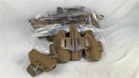 (20) G-Code 1911 belt slide RH holster FDE