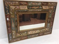 Peruvian Framed Mirror, 35 x 47"