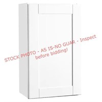 H.B. Wall Cabinet, 18x12x30in, Satin White