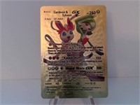 Pokemon Card Rare Gold Gardevoir & Sylveon GX