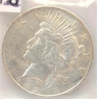 1922  Peace Dollar