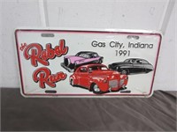 Awesome 1991 The Rebel Run Collectors Plate Gas