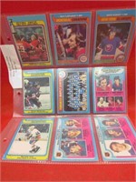 1979-80 OPC Lot 9 Hockey Cards Bossy Lafleur MORE