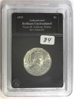 1979-P Susan B Amthony Dollar