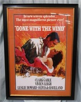 GONE WITH THE WIND FRAMED POSTER