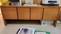 Office Furniture; Desk, Credenza & 2 Chairs