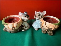Pair of Mice Fall Candles 5x5"