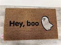 Hey, Boo outdoor door mat