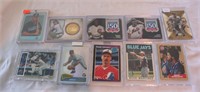 Lot of 10 baseball cards