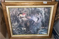 Wood Duck Framed Canvas, 25" x 21"
