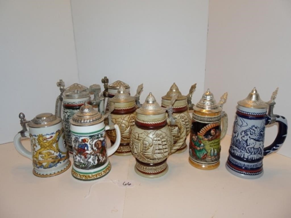 German And Avon Beer Stein Lot