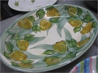 EDDIE BAUER LEMON PLATTER 19"