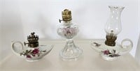 Miniature Oil Lamps (3)