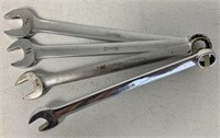 4 Snap-on Combination Wrenches