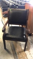 Another black and vinyl chair  (matching 396)