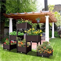 $175 MAYOLIAH Garden Raised Bed Kit, 6 Elevated