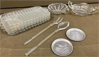 Collection of Glass Trays & Dishes