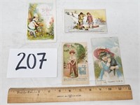 Sewing machine Victorian trade cards