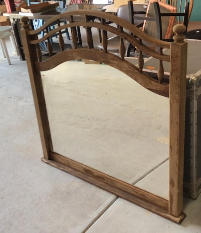 Wood Frame Mirror 48 x 47.5