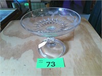 Glass Candy Dish w/Lid