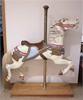 Charles Carmel Carved Carousel Horse Jumper 1910-1