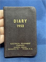 1953 Diary advertising electrical co Richmond