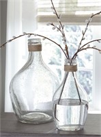Marcin Pair of Glass Vases