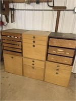 6 drawer hardware cabinets-contents