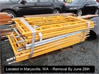 LOT, APPROX (14) 81"H X 38"W SCAFFOLD UPRIGHT