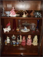 CHINA CABINET CONTENTS: LEFT SIDE ONLY