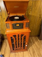 Crosley record player, cd, radio combo