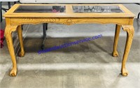 Glass Top Sofa Table (49 x 28 x 18)