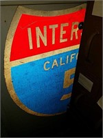 California Interstate Highway sign