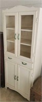 Country white cabinet Approx size is 68 inches