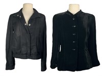 2 Armani Collezioni Fashion Jackets, Sheer, Velvet